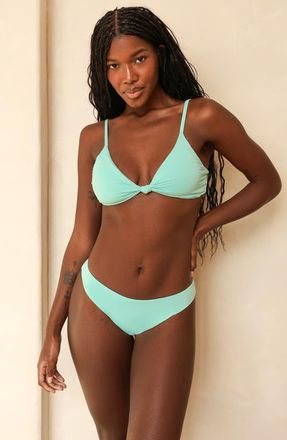 Dippin' Daisy's Swimwear Nocturnal Cheeky Bikini Bottom in Aqua at Nordstrom, Size X-Small