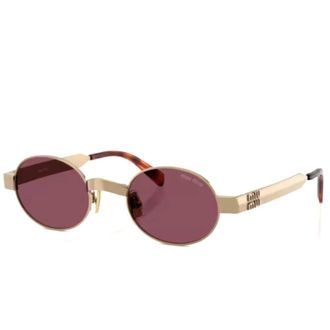 Miu Miu Smub51 Zonnebril - unisex - Accessoires - Geel - Maat: ONE Size