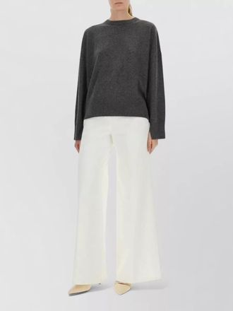 Loulou Studio cashmere knit sweater crew neck long sleeves