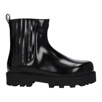 Givenchy Schoenen, Heren, Zwart, 42 EU, Leer, Zwarte leren enkellaarzen