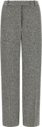 Tom Ford Grey Straight Flat Front Pants