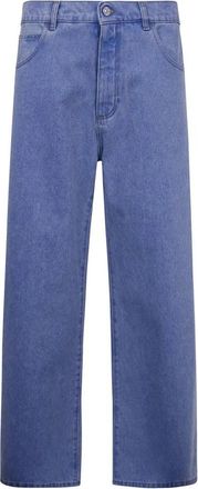 Marni Straight Jeans - Heren - Regular Fit Jeans - Blauw - W32 - Katoen - Jeans