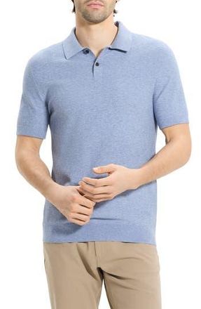Theory Soris T-Light Polo in Light Blue Lake Melange at Nordstrom Rack, Size Xx-Large