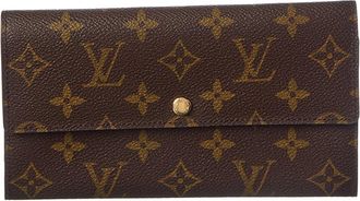 Louis Vuitton Brown Monogram Coated Canvas Wallet (Authentic Pre-Loved)