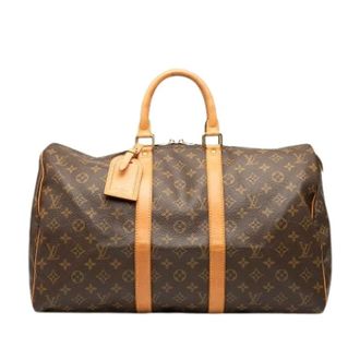 Louis Vuitton Pre-owned Weekend Bags, female, Brown, Size: ONE SIZE Pre-owned Vintage Weekend Bag