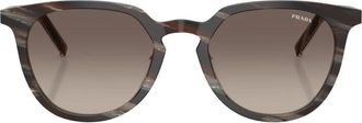 Prada D15Sd Zonnebril - Heren - Zonnebrillen - Bruin - 52 MM - Accessoires