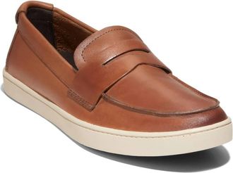 Cole Haan Mens Pinch Weekend Penny Loafer In British Tan/angora