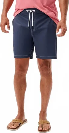 Johnnie-O Arcata Half Elastic 7 Swim Trunks In Space