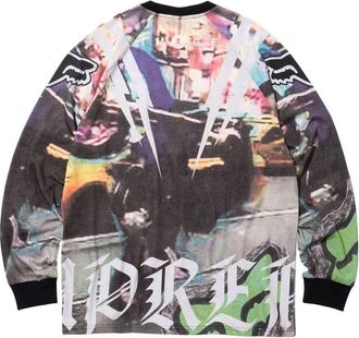 SUPREME x Fox Racing Long-Sleeve T-Shirt Multicolor FW25KN57-MULTICOLOR