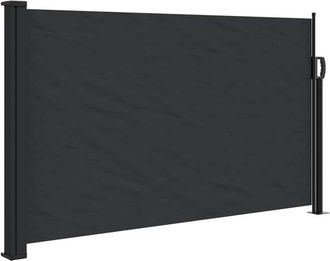 vidaXL Toldo Lateral Retr&aacute;ctil Negro 117x300 Cm Vidaxl
