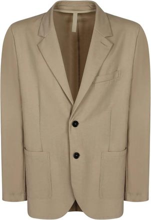 Harris Wharf London Single-breasted Blazer - Heren - Blazers - Beige - M - Jassen
