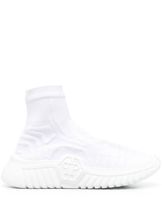 Philipp Plein Sneakers senza lacci Runner - Bianco