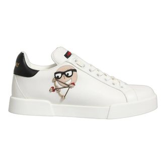 Dolce & Gabbana Sneakers, female, White, Size: 7 1/2 US Portofino Sneakers