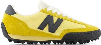 New Balance Unisex Gator Run en Amarillo/Negro, Gamuza/Malla, Talla 37.5