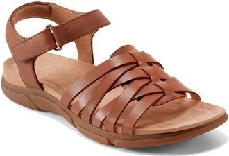 Easy Spirit Marlene Quarter Strap Sandal in Brown at Nordstrom, Size 8.5