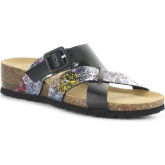 Bos. & Co. Lina Wedge Slide Sandal in Black at Nordstrom, Size 10-10.5Us