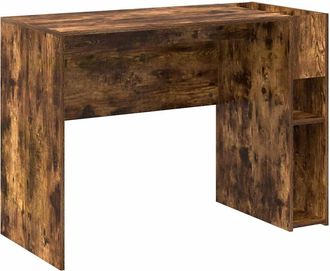 vidaXL Escritorio Roble Ahumado Madera De Ingenier&iacute;a 109 X 50 X 78 Cm Vidaxl