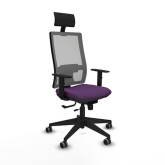 Piqueras y Crespo Silla De Oficina Con Cabecero Piqueras Y Crespo 1d066g1 Morado