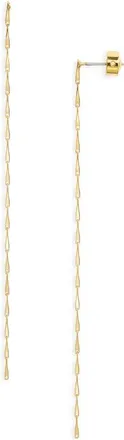 Nordstrom Delicate Chain Linear Drop Earrings in 14K Gold Plated at Nordstrom