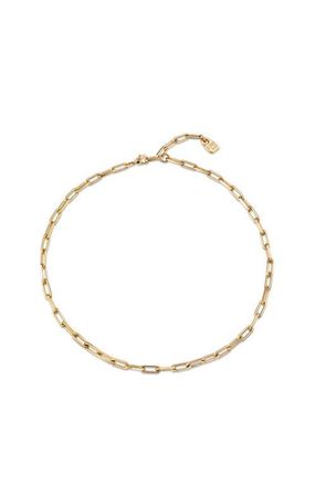 UNOde50 Mini Linkline Charm Necklace in Gold at Nordstrom