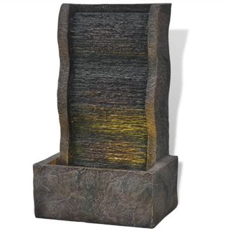 vidaXL Fontana da Interno con Luci led in Poliresina - Vidaxl