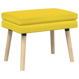 vidaXL Panchina A Doppio Strato Giallo Chiaro 60 X 40 X 46 Cm Tessuto Vidaxl