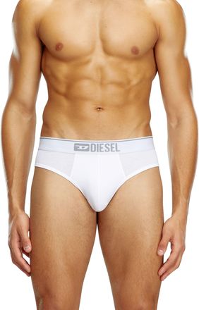 Diesel Three-pack of plain logo briefs - Briefs - Man - Multicolor