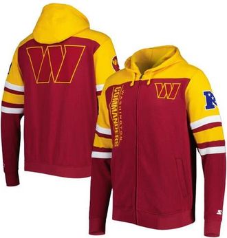Starter Mens Starter Burgundy Washington Commanders Extreme Full-Zip Hoodie Jacket at Nordstrom, Size X-Large
