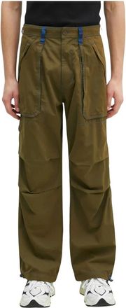 Pleasures Public Utility Pants - - Trousers - Uomo - Verde - W30
