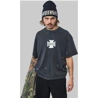 Askyurself Vintage Bleached Cross T