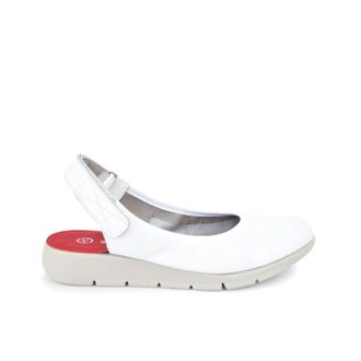 Saydo Womens Freesia Slingback Shoe In Off White