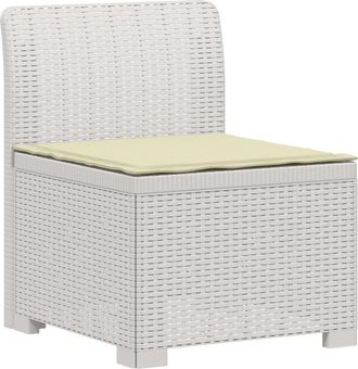 vidaXL Sill&oacute;n Individual De Jard&iacute;n Con Coj&iacute;n Apariencia De Ratan Pp Vidaxl