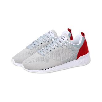 Djinns Lage Grijs/Groene Hardloopschoenen - Heren - Sneakers - Grijs - 40 EU - Schoenen