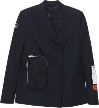 Heron Preston Womens Signature Utility Jacket In Black
