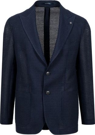 Tagliatore Blazer - Heren - Blazers - Blauw - L - Katoen - Jassen