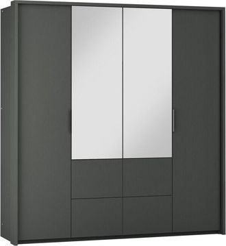Mirjan24 Armario Honolulu 139, Grafito, 217x208x65cm, Puertas De Armario: Con Bisagras, N&uacute;mero De Estantes: 6