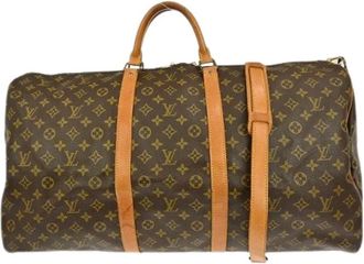 Louis Vuitton Pre-owned Weekend Bags, unisex, Brown, Size: ONE SIZE Pre-owned Keepall bandouliere bag