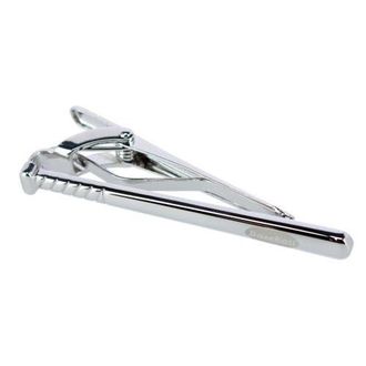 Trafalgar Store Home Run Baseball Bat Silver Tie Bar in Antique Silver at Nordstrom