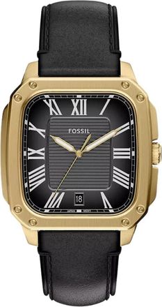 Fossil Crosby Fs 6151 - Heren - Horloges - Zwart - ONE Size - Accessoires