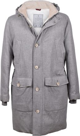 Brunello Cucinelli Multicolor Wool Full-Length Mens Jacket