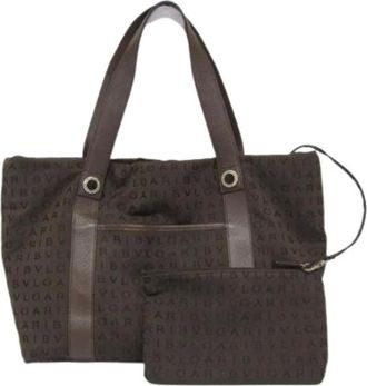 Bulgari Pre-owned Tote Bags, female, Brown, Size: ONE SIZE Pre-owned Sophia Large Tote