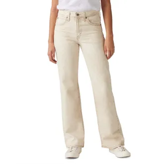 Levi's 94 Baggy Bootcut Jeans Womens Cloudy Safari Denim Cotton PALL564