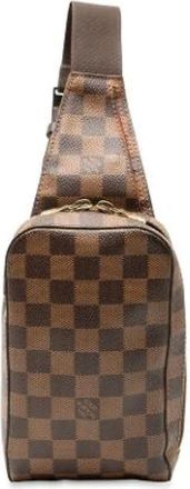 Louis Vuitton Pre-owned Cross Body Bags, female, Brown, Size: ONE SIZE Pre-owned Geronimos Cross Body Bag