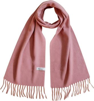 TBCo Lambswool Block Color Scarf in Blush at Nordstrom, Size Medium