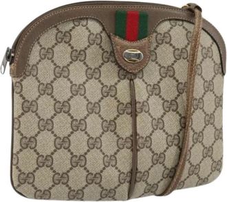 Gucci Pre-owned Cross Body Bags, female, Beige, Size: ONE SIZE Pre-owned Plastic Cross Body Bag