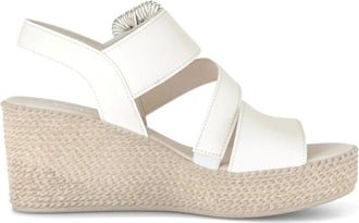 Gabor Schoenen, Dames, Beige, 42 EU, Plateau Sandalette