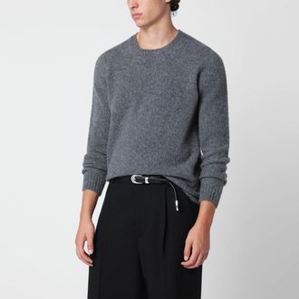 Drumohr Maglione grigio in lana dagnello