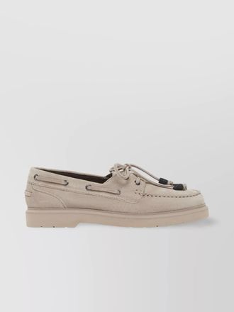 Brunello Cucinelli leather loafers