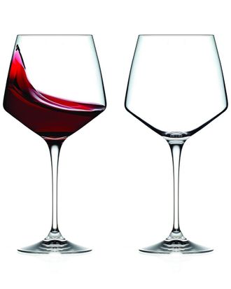 Barski Set of 2 Luminous 24oz Wine Glasses