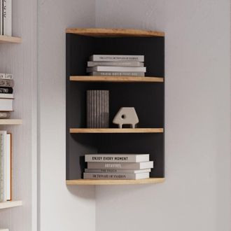 Vicco Estanter&iacute;a Esquinera Ecki, Antracita/roble Dorado, 30 X 60 Cm